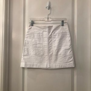 Banana Republic white skirt